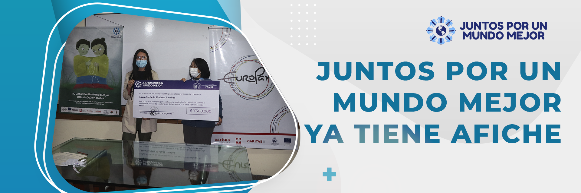 Afiche Juntos por un Mundo Mejor 