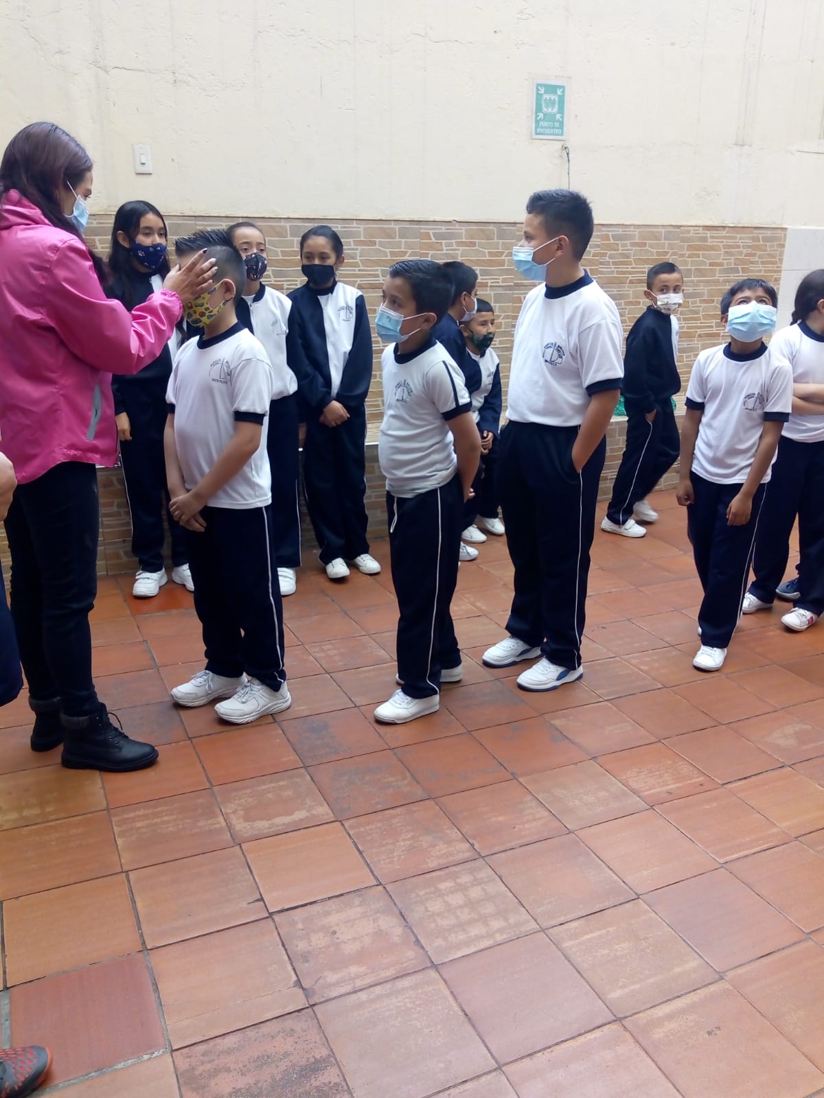 Imposición de Ceniza en el Colegio Aurelio Baldor.