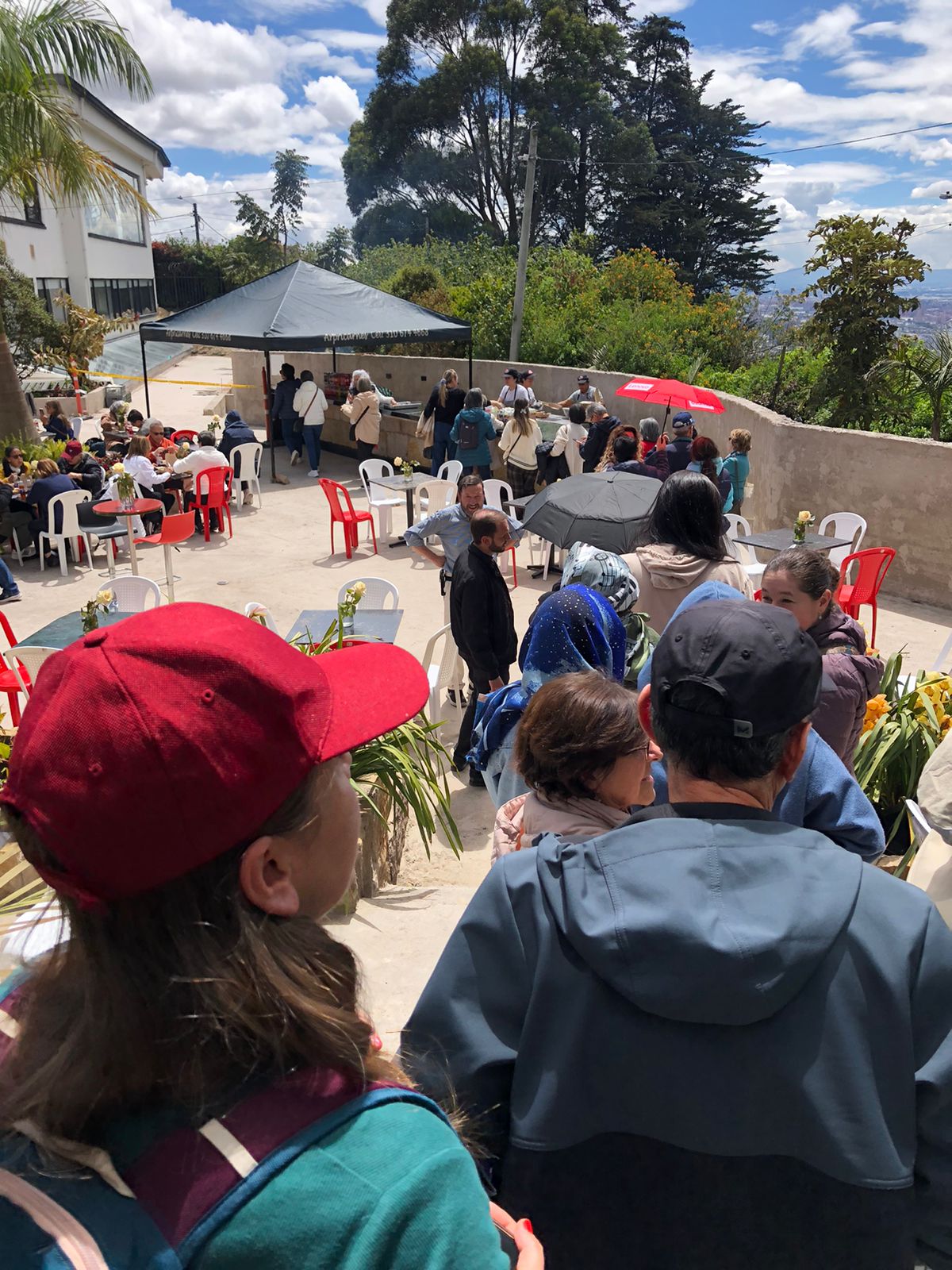 Rato de esparcimiento en la hora del asado