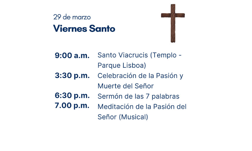 Programación Semana Santa
