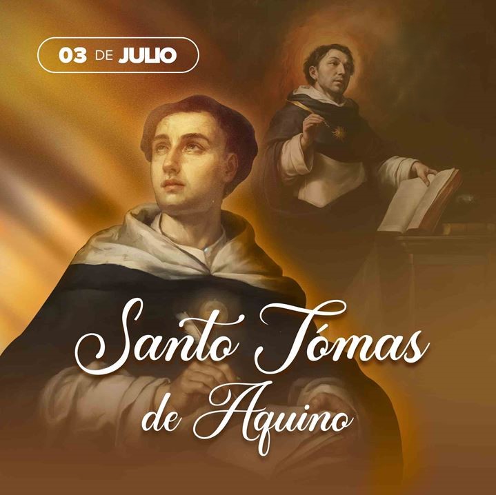 3 JUL Santo Tomás de Aquino