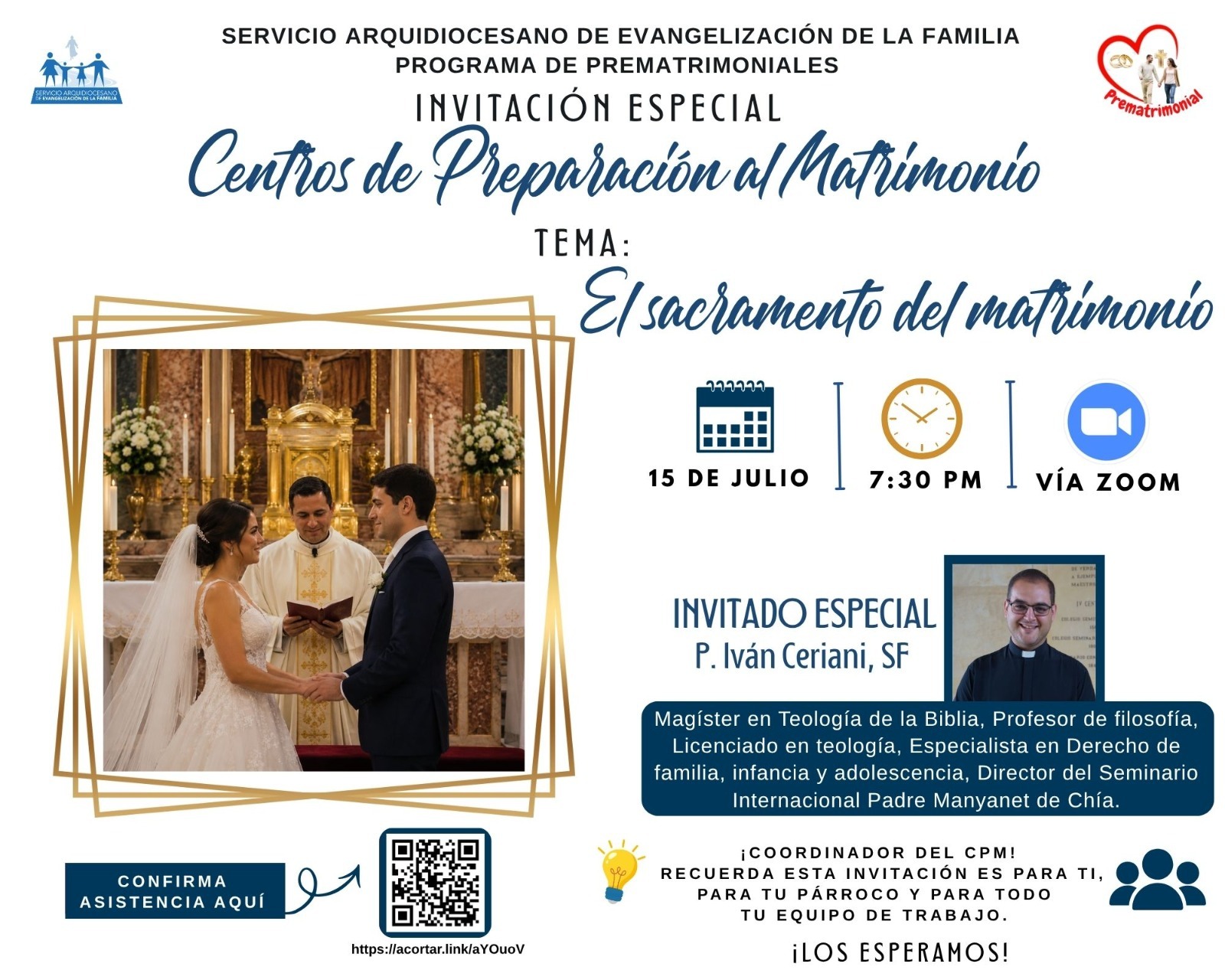 Prematrimonial Julio 2026