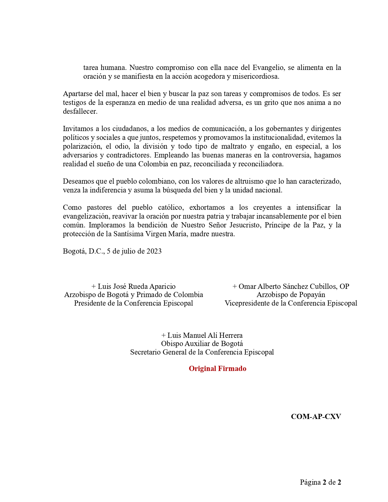 COMUNICADO ASAMBLEA CEC 2