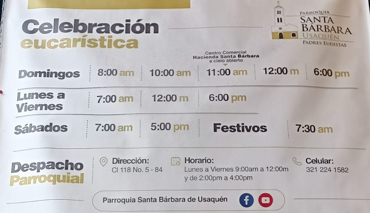 Horarios