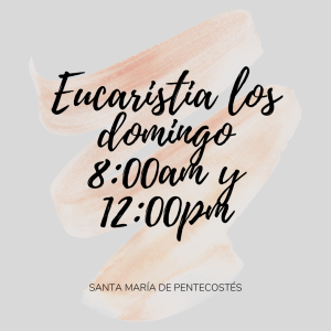 HORARIO EUCARISTÍA