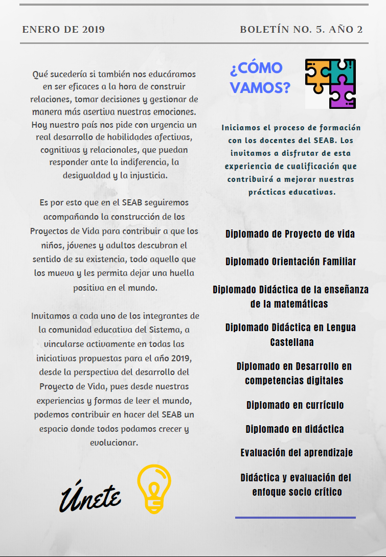NOTISEAB BOLETÍN NO. 5. AÑO 2 Pág. 2