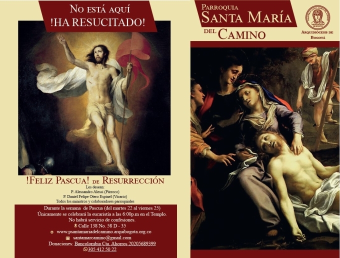 Calendario Semana Santa 1