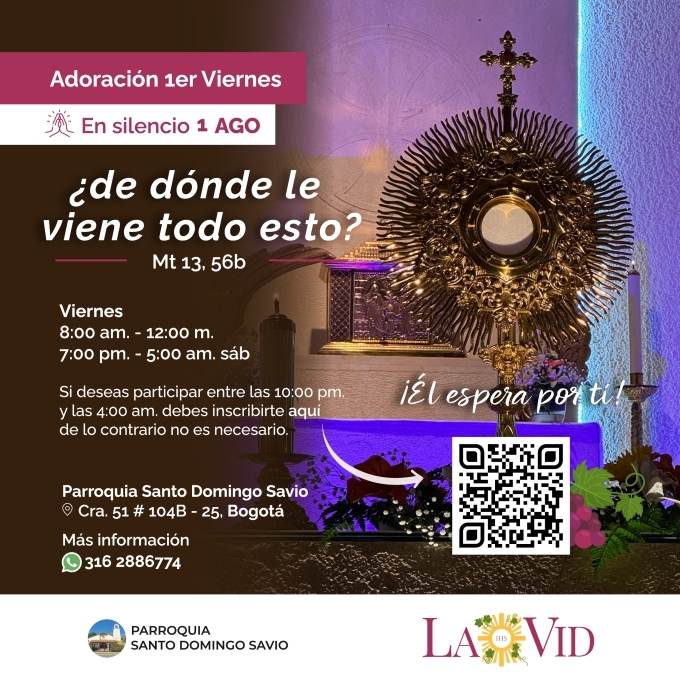 adoración agosto