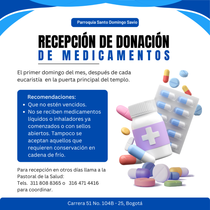Donación de medicamentos