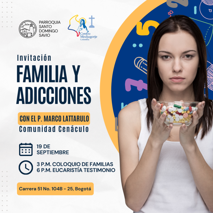 Coloquio Familia y Adicciones parroquia Santo Domingo Savio 