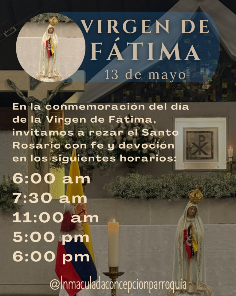 Virgen de Fátima 2026