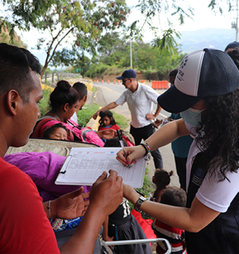 Entrega kits Caminante Europana