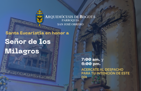 Eucaristía Señor de los milagros
