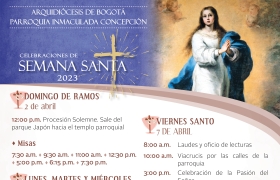 programa semana santa 2023