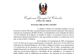 Comunicado de los obispos