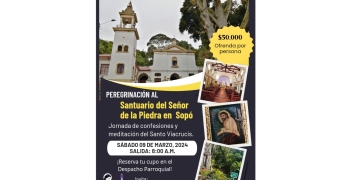 Peregrinación  al Santuario del Señor de la Piedra en Sopo