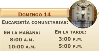 Domingo 14 Señorde los Milagros