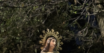 Rosario en procesión